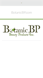 Mobile Screenshot of botanicbp.com